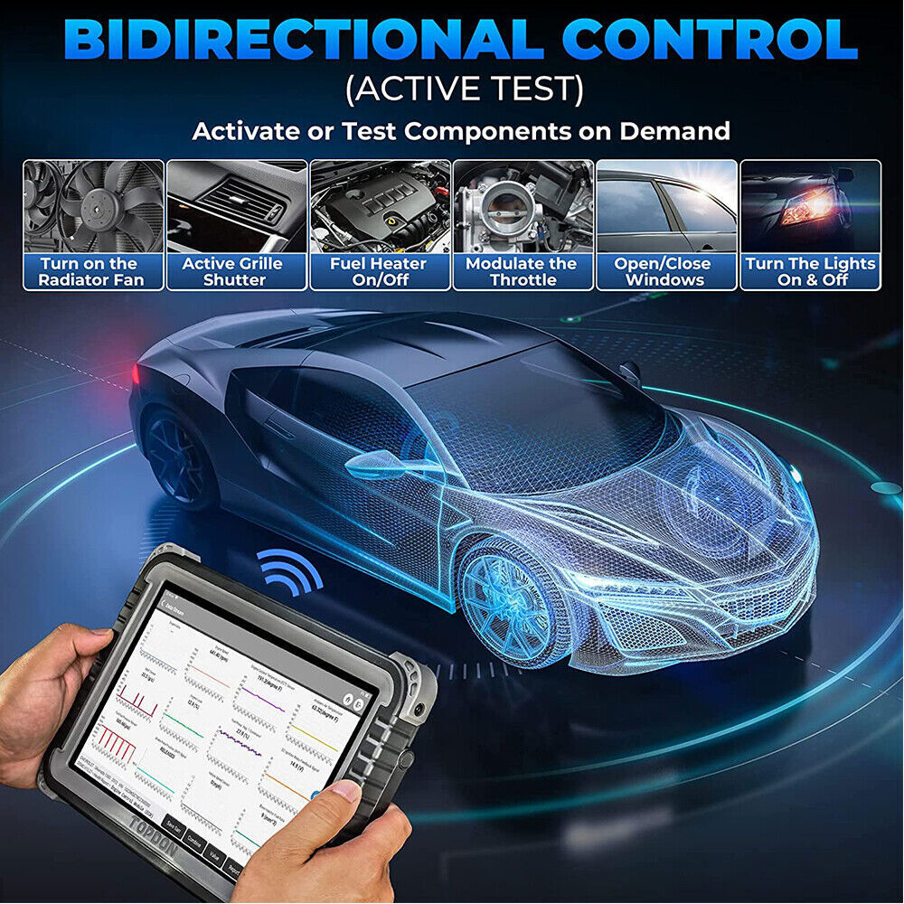 2025 TOPDON Phoenix Plus Bidirectional Car Diagnostic Scanner ECU Coding