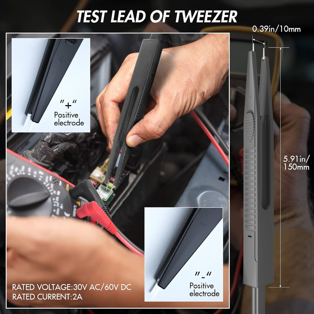 Electrical Multimeter Test Leads Set with Alligator Clips Test Hook Test Probes