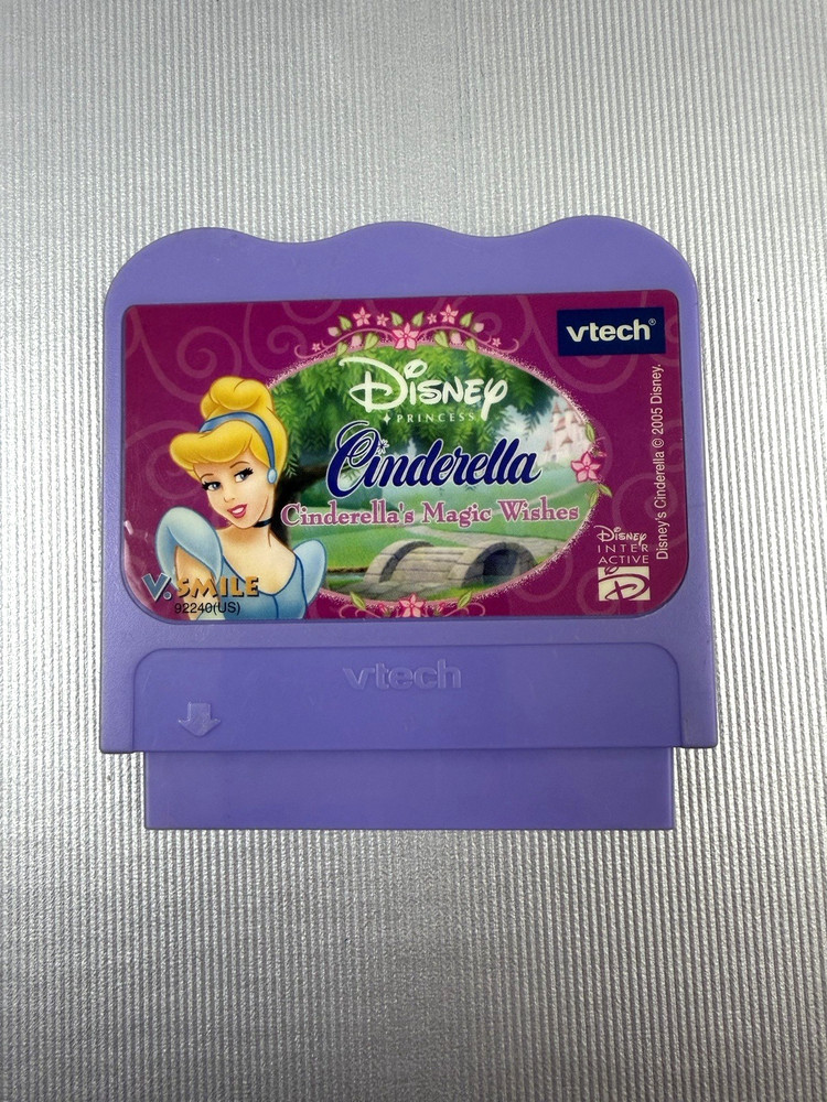 VTech VSmile TV Learning System Cinderella Cinderella's Magic Wishes Game Tested