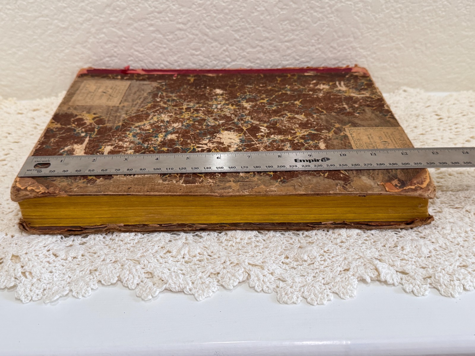 Antique 1830 New York Mirror Vol VIII w/ 1860 Valentine’s Manual Scrip Facsimile