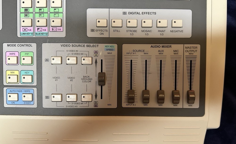 Sima SFX-10 Video Effects Mixer with Original Box, Power Supply