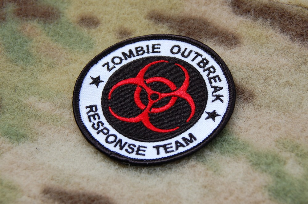 ZOMBIE OUTBREAK RESPONSE TEAM Tactical Biohazard Original Patch Undead Hook