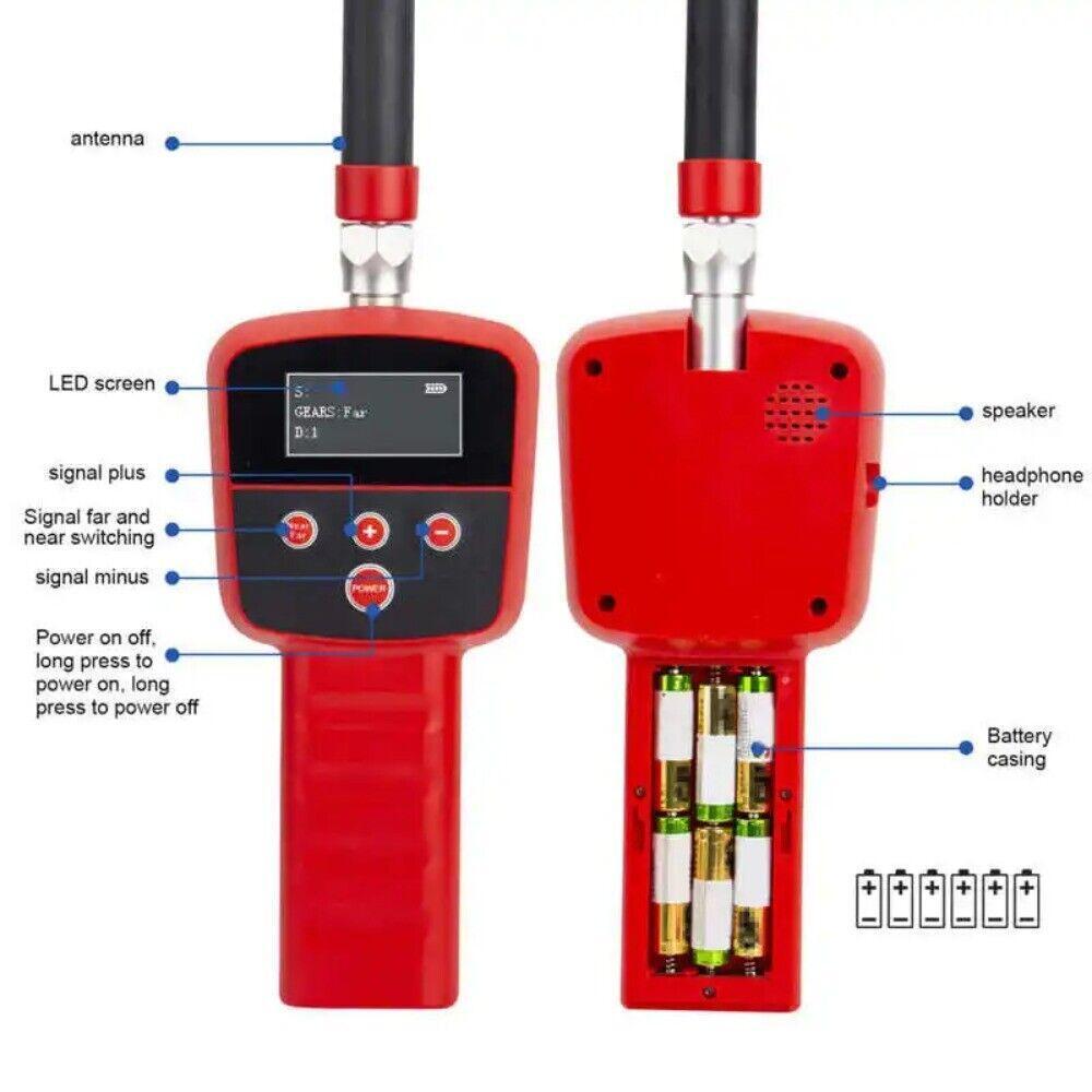 Pipe Locator Receiver Sensor Transmitter Screen for Sewer Camera Locator