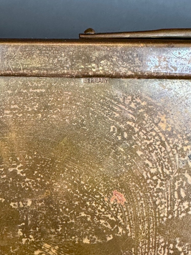 Weimar Germany ANTIQUE Bronze Case Notebook Paper Box