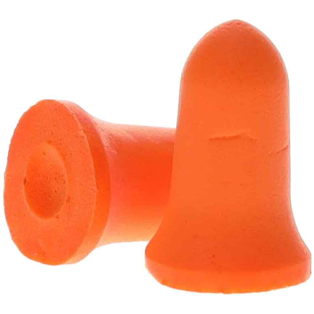 Disposable 32 dB Uncorded Earplugs, 200 Pair, Bell Shape, Orange