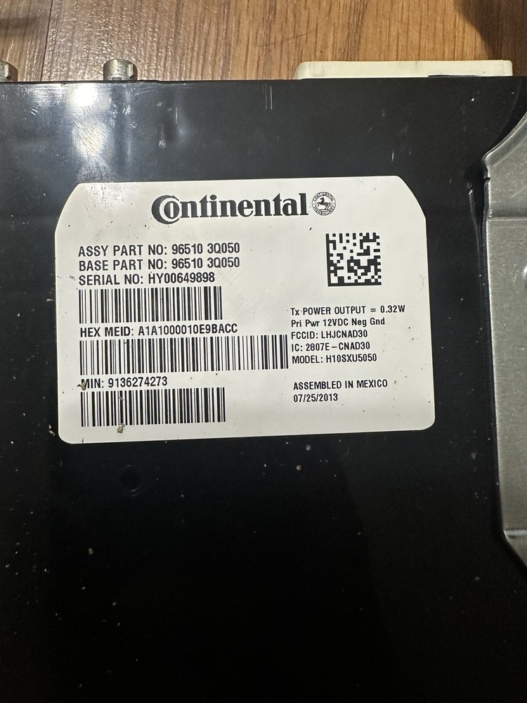 2013 2014 SONATA COMMUNICATION TELEMATIC COMPUTER MODULE BLUE LINK OEM