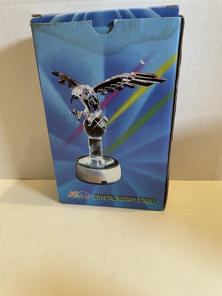 Crystal Display Rotary Slide Show Multi-light Base - NEW
