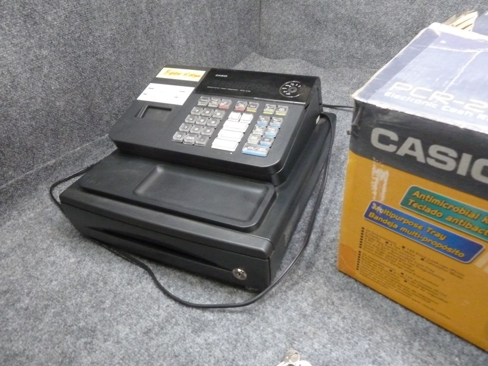 Casio PCR-272 Electronic Cash Register original box