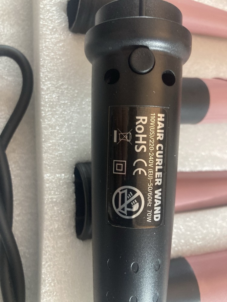 Interchangeable Ceramic Curler Set 6 IN 1 Adjustable Heat Settings Electric Set