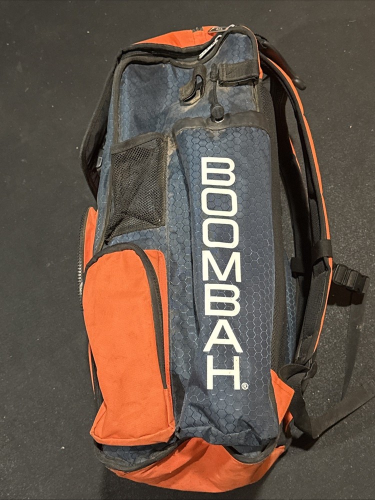 Boombah Superpack Baseball/Softball Bat Pack - Backpack - Orange/ Blue