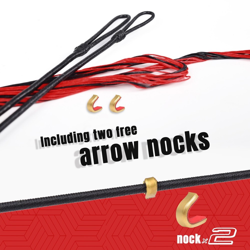 56"-62" Recurve Bow Bowstring Dacron Handmade Longbow Strings Archery Hunting