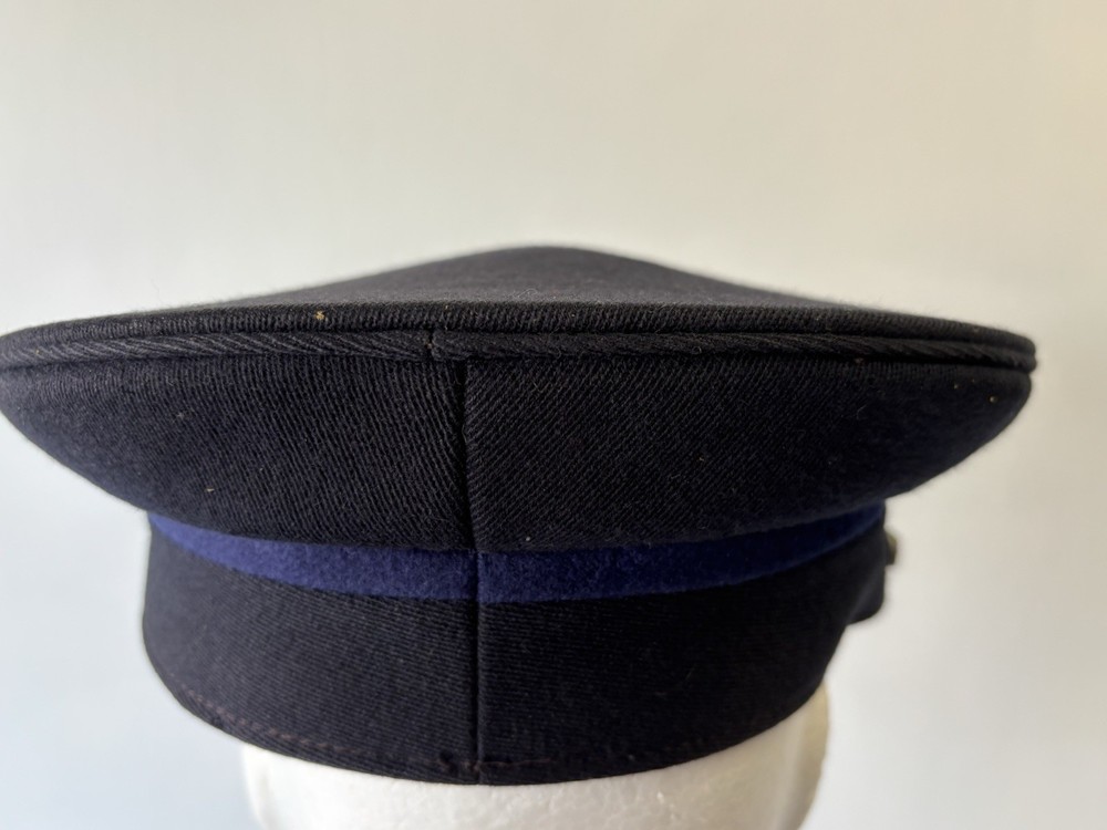 Belgian Air Force Officers Blue Wool Visor Hat