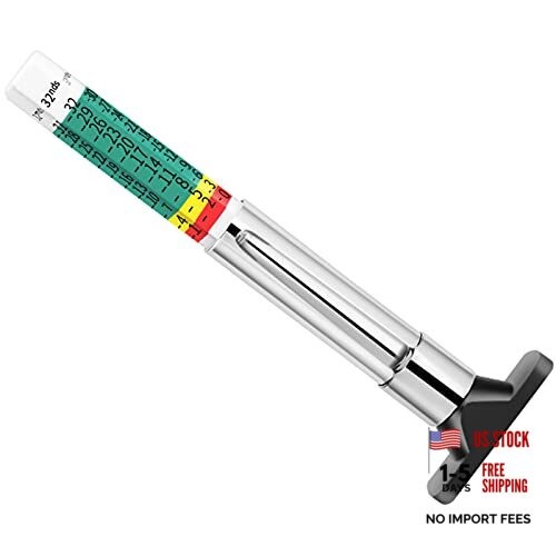 88702 Smart Color Coded Tire Tread Depth Gauge 1 Pack