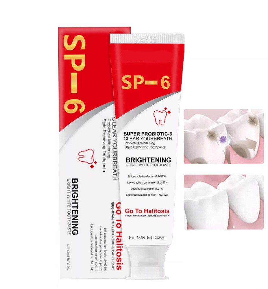 4Pcs Super Probiotic SP-6 Toothpaste