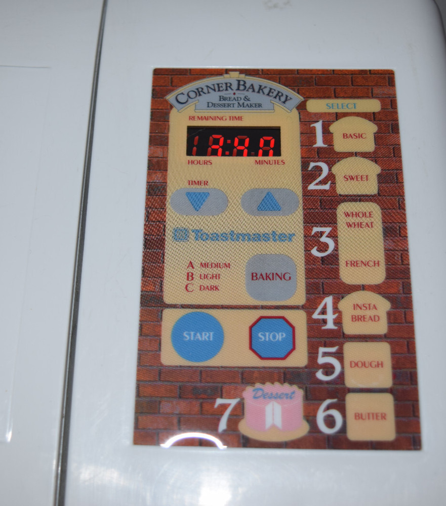 Toastmaster Corner Bakery Breads & Dessert MODEL 1183 Tested