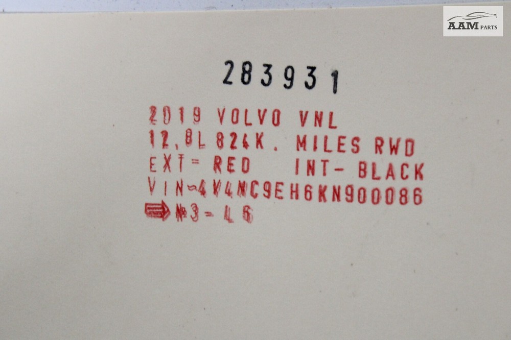 2018-2024 VOLVO VNL 760 FRONT DASHBOARD DASH FALSE IMITATION SWITCH SOCKET OEM