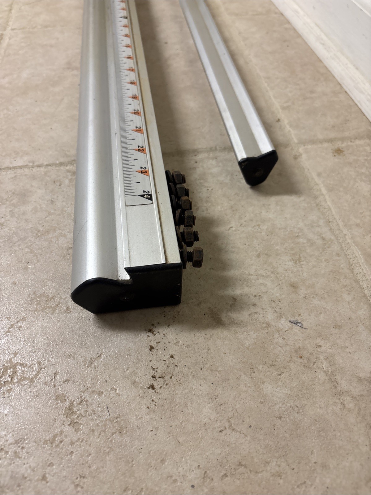 Craftsman Align-A-Rip 24/12 Table Saw Rip Fence Rails Only Ex Cond