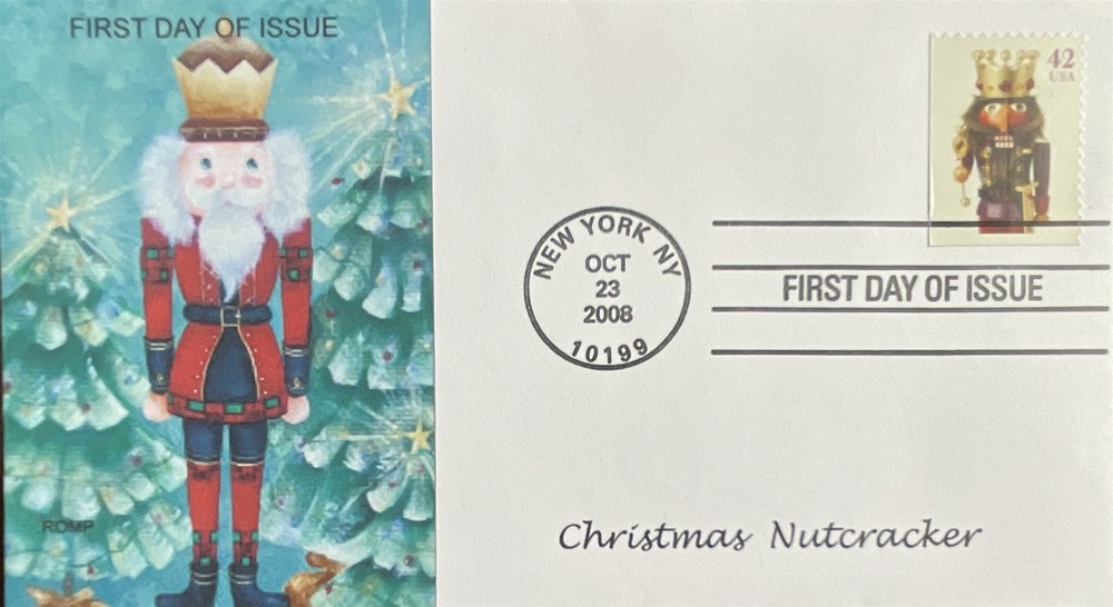 Romp Cachets 4362 Holiday Nutcrackers KIng 4 Bar Cancel