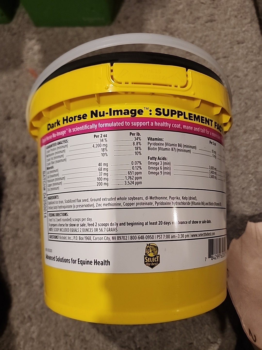 Dark Horse Nu-Image Coat, Mane & Tail Supplement, 5 lb