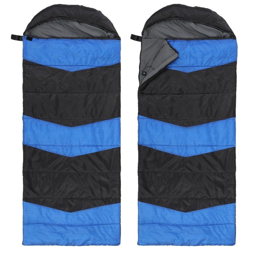 Rectangular Heated Sleeping Bag, Lightweight Sleeping Bag with Multi USB Powered