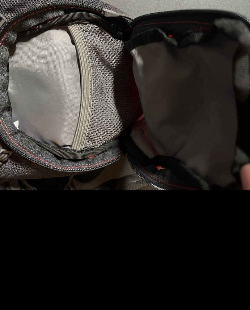 Camelbak Red Black 2 Pocket Hydration Backpack No Bladder