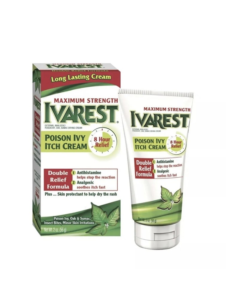 Ivarest Anti-Itch Cream, Maximum Strength, Medicated, 2 Ounce