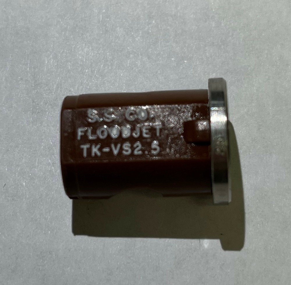 TeeJet Stainless Steel TK-VS2.5 FloodJet Spray Tips