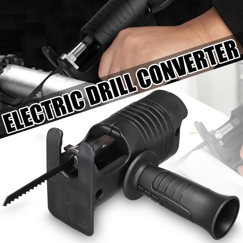 Electric Reciprocating Jig Saw Adapter Drill Converter Attachment Modified Tool