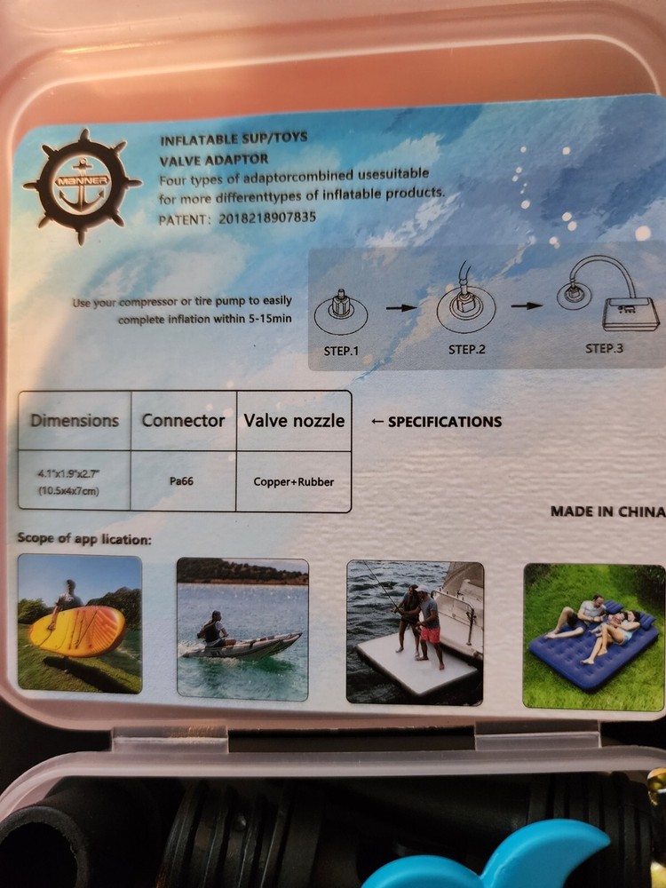 Inflatable Toys Valve Adapter Kit Whale