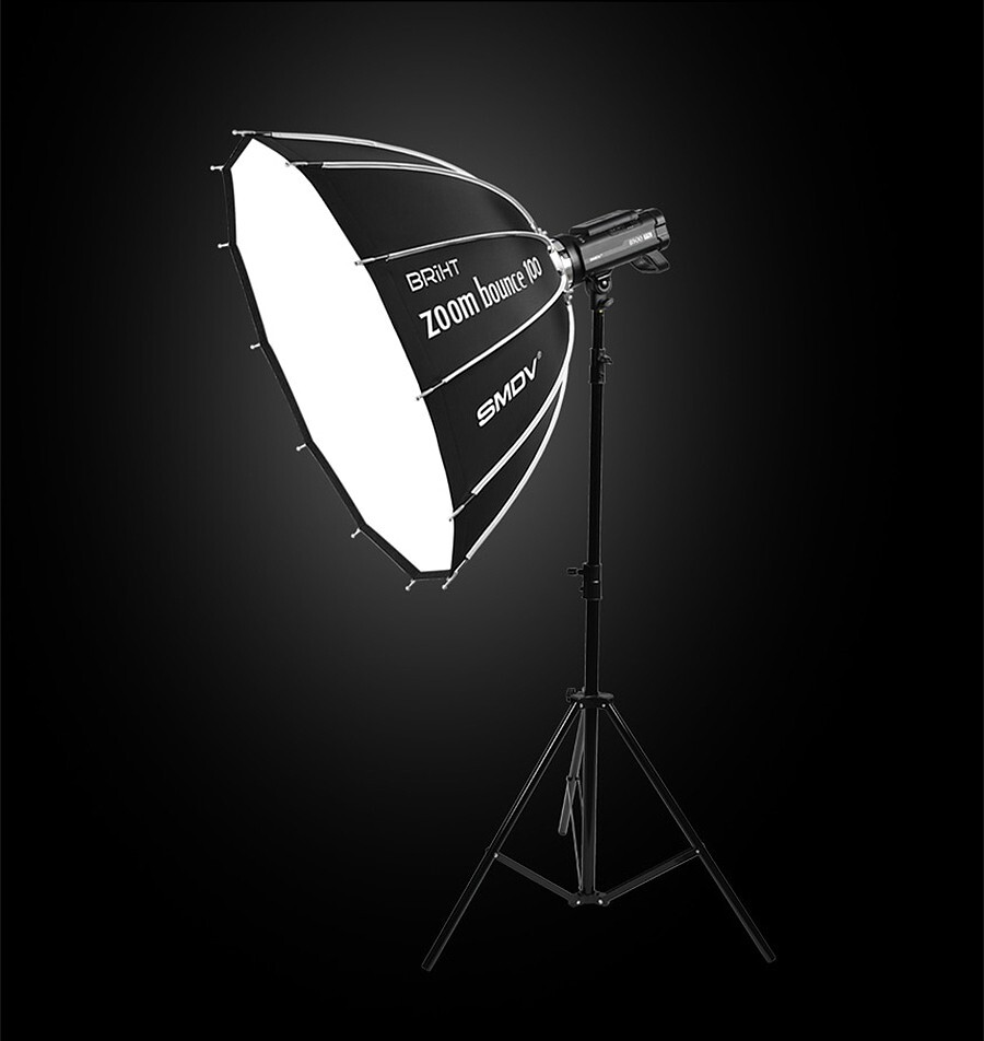 SMDV ZOOM BOUNCE SOFTBOX Speed Box Diffuser for Bowens Elinchrom Profoto Strobe