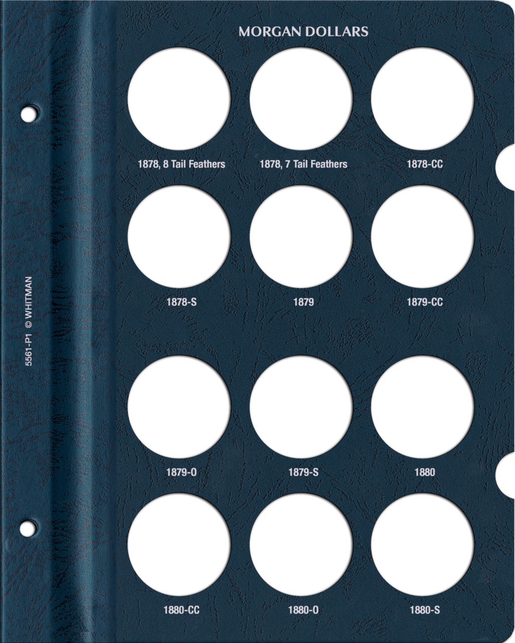 Whitman Prestige™ Coin Album - Morgan Dollars: 1878-1891 Date & Mintmark Set