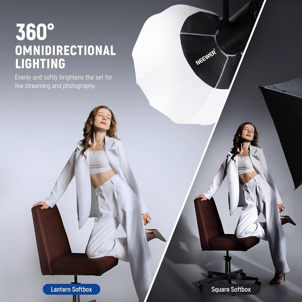 Basics Lantern Softbox 26 Quick Release 360° Light Diffuser