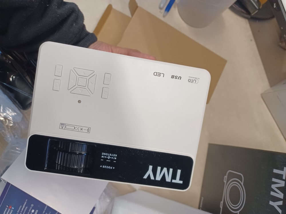 TMY Mini Upgraded Bluetooth Projector 1080P Full HD Portable