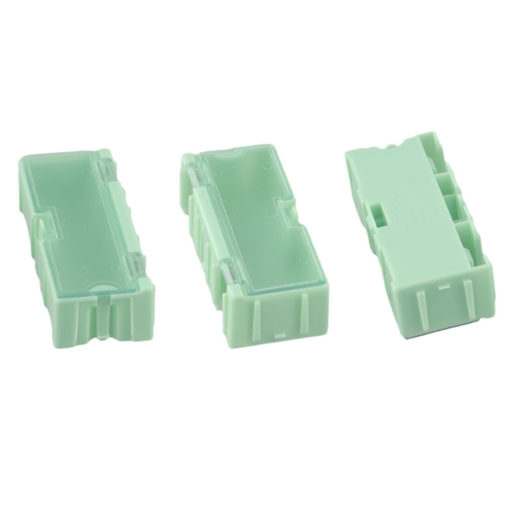 Practical Plastic Box for Securely Storing Electronic Components 10 Pack