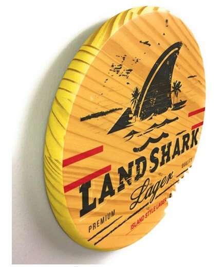 Landshark 12” Wood Sign