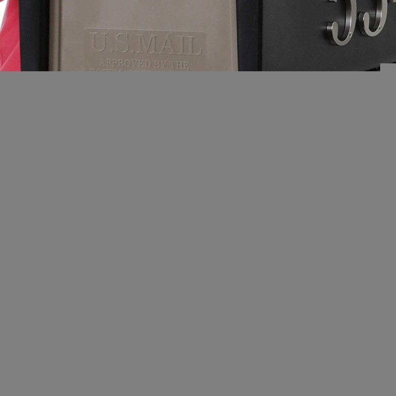 Large Mailbox Weather Resistant Secure Door Easy Assembly Durable Post Mount New