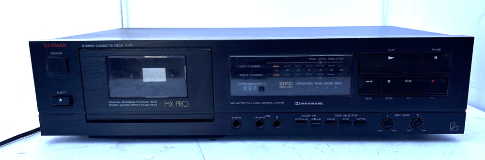 Luxman K 111 Pro Cassette Deck Tested And Working