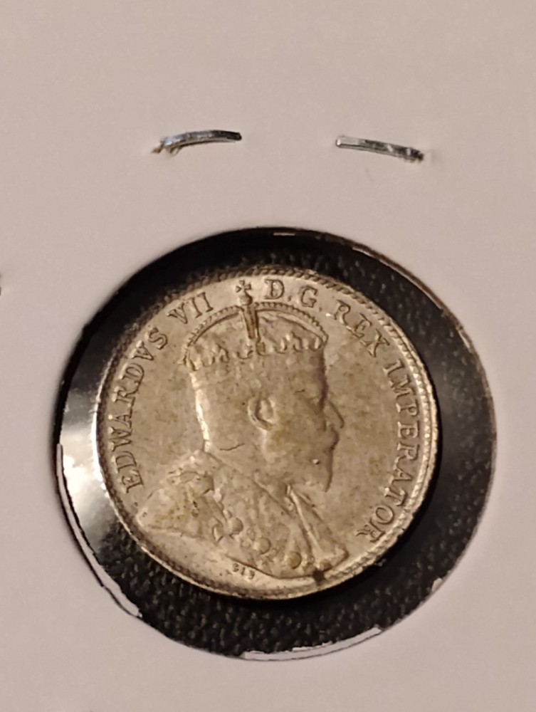 High Grade 1905 Canada 5¢ Five Cent Silver Coin Looks Uncirculated