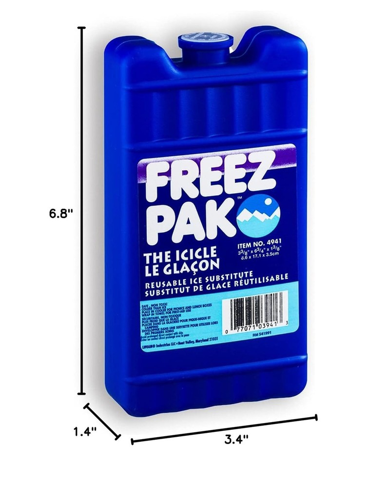 Freez Pak (3 Pack) Reusable Ice Packs, Small