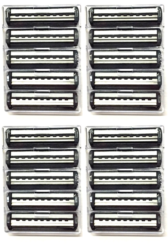 Atra Plus Generic Blades BULK Packaging - 20 Cartridges