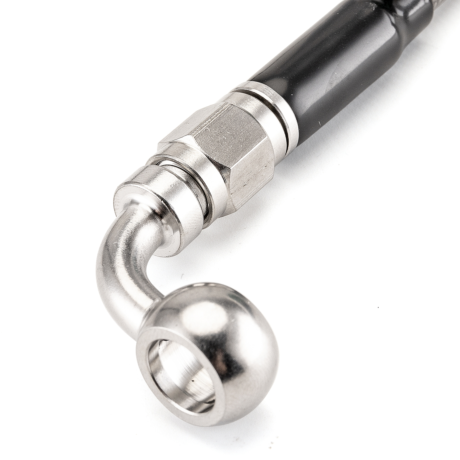 47" Extended Non-ABS Hydraulic Front Brake Line Kit for Harley Softail Dyna