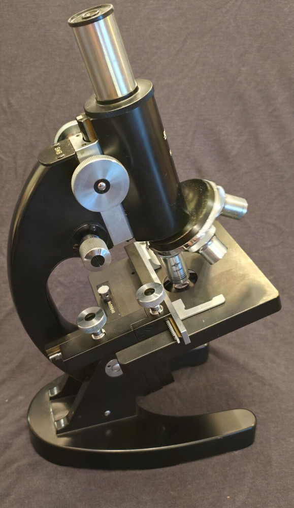 Vintage Model Swift SMB 58646 Microscope from Swift Optical-Original Case w Key