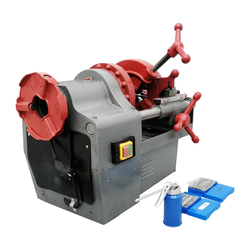 1/2"-2" Pipe Threading Machine 110V 750W Electric Threader 3in1 Multifunctional