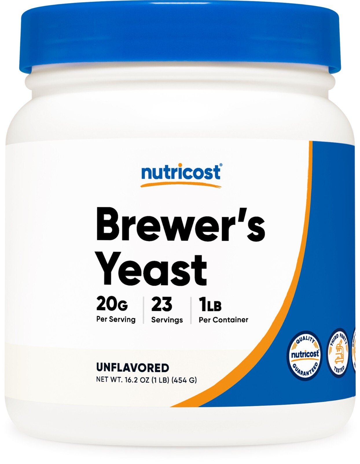 Nutricost Brewer’s Yeast 16oz - 20 Grams per Serving, High Quality - Non-GMO