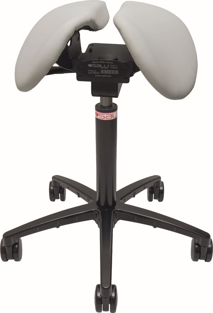 Ergonomic Divided Leather Salli Saddle Stool Tilt Model