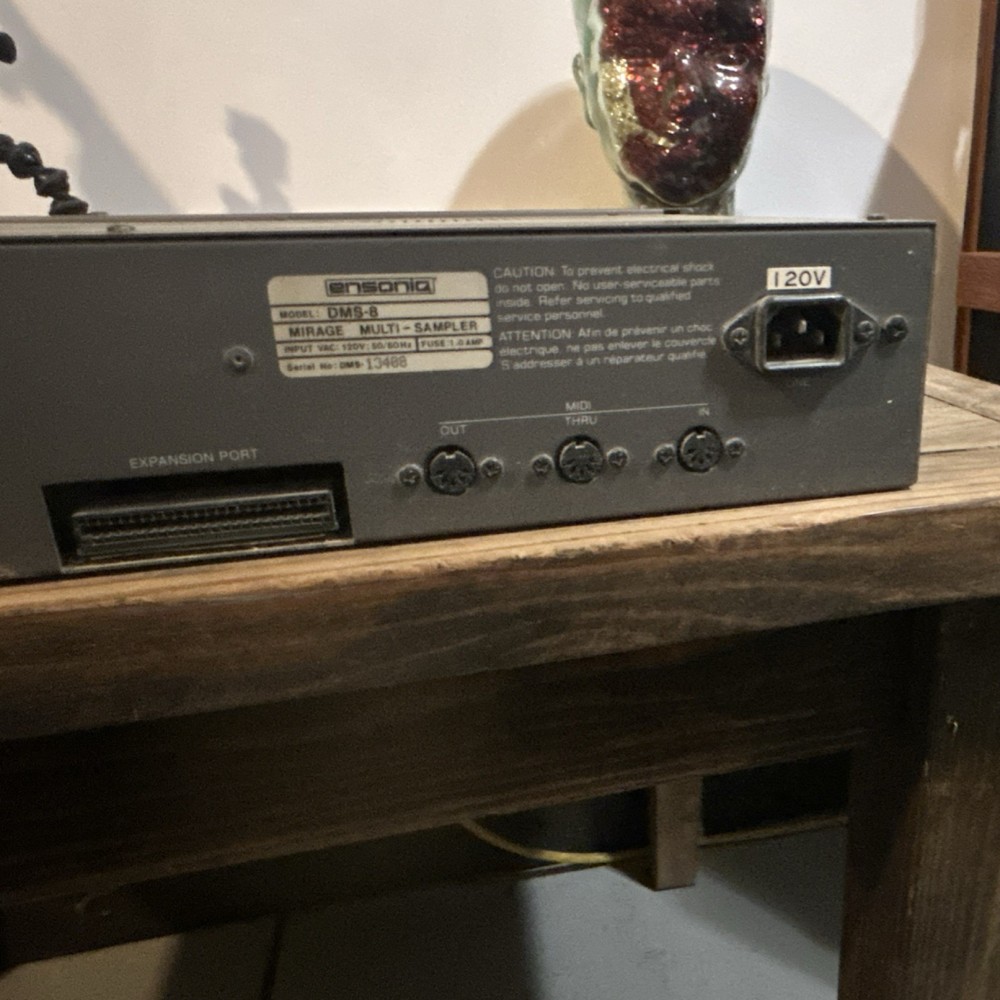 Ensoniq Mirage Multi-Sampler Digital Rackmount Sampler MIDI Floppy Drive