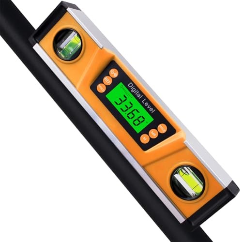 Digital Level and Protractor, 10 Inch IP54 Protected Electronic Bubble
