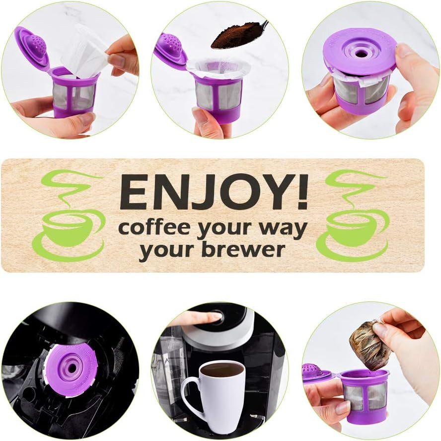 Disposable Coffee Paper Filters Replacement Kerig Filter Compatible with Reusabl