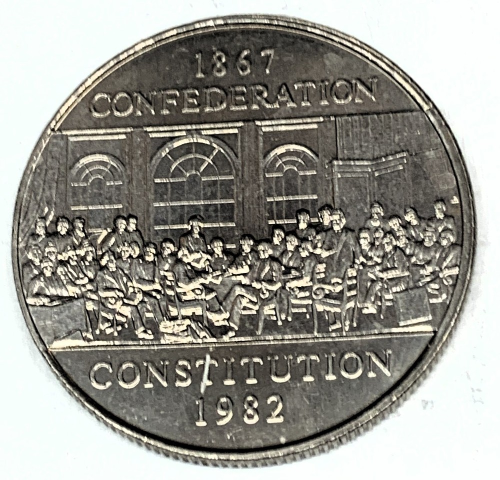 # C9156    CANADA  COIN,   ONE DOLLAR    1982  UNC.