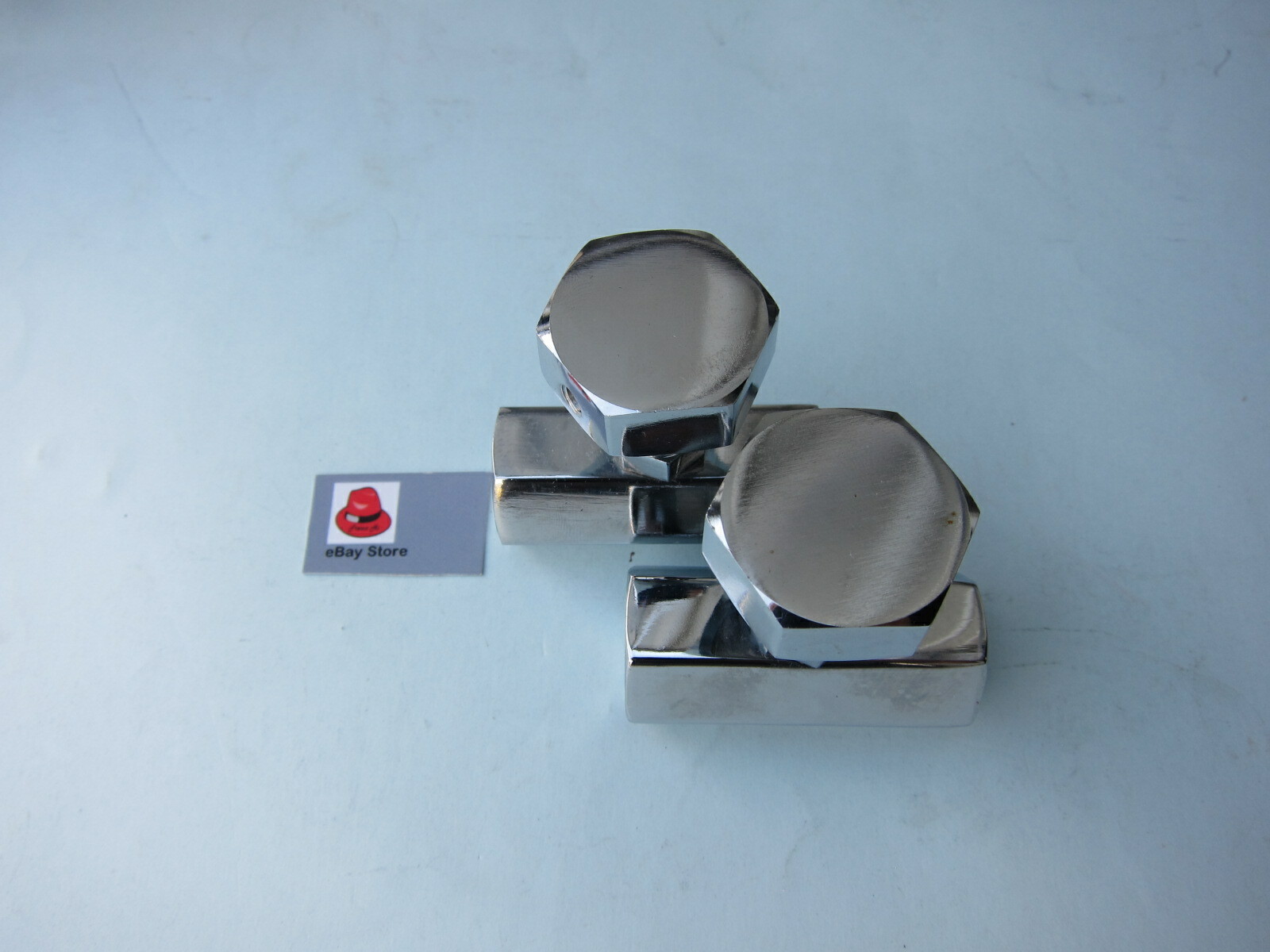 Lowrider Hydraulics 3/8" female to female slow down, 2 pieces, chrome